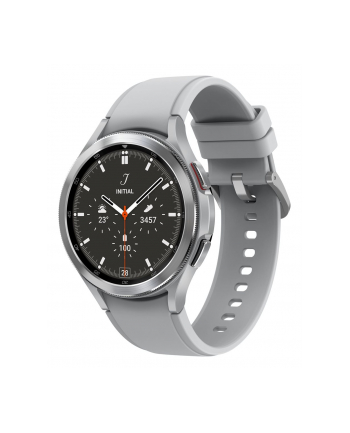 Samsung Galaxy Watch4 Classic 3,56 cm (14'';) OLED 46 mm Cyfrowy 450 x 450 px Ekran dotykowy Srebrny Wi-Fi GPS