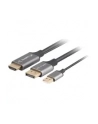 lanberg Kabel HDMI(M)-Displaypor(M) 1.8M 4K czarny - nr 4