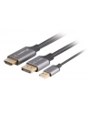 lanberg Kabel HDMI(M)-Displaypor(M) 1.8M 4K czarny - nr 5