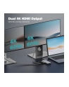 digitus Stacja dokująca USB Typ C 8-portów 2x HDMI 4K/60Hz PD 3.0 - nr 12