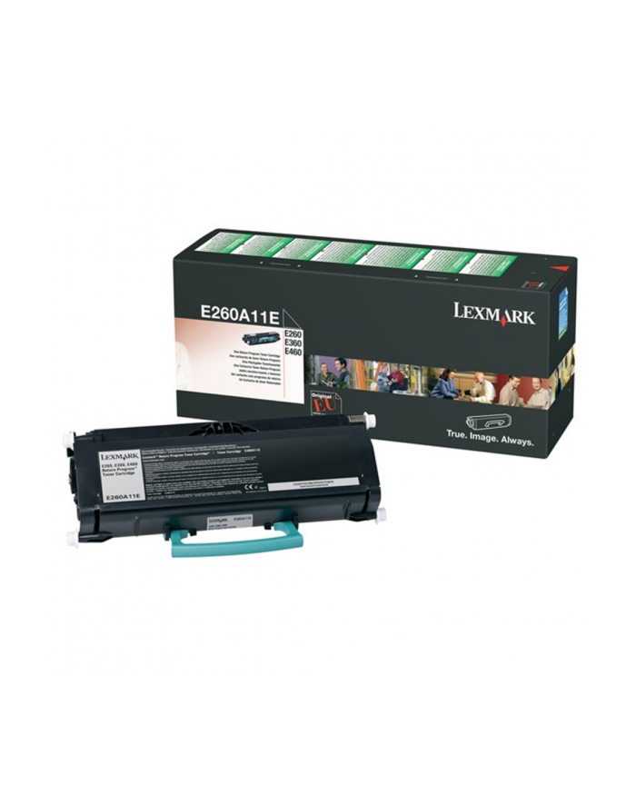 Toner Lexmark E260 black główny