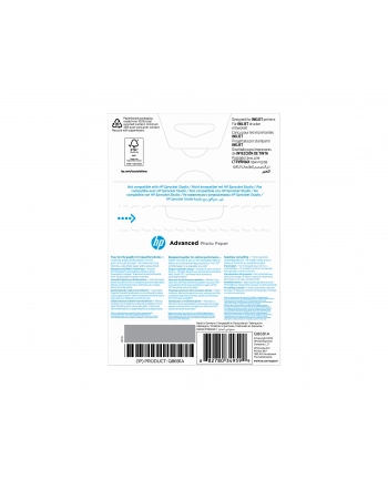 Papier HP 10x15 Glossy(25) Q8691A nr 1