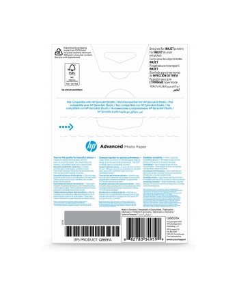 Papier HP 10x15 Glossy(25) Q8691A nr 2