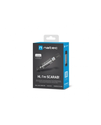 natec Czytnik kart Scarab 3 USB A/C SD/MICRO USB 3.1 Gen 11 nr 2
