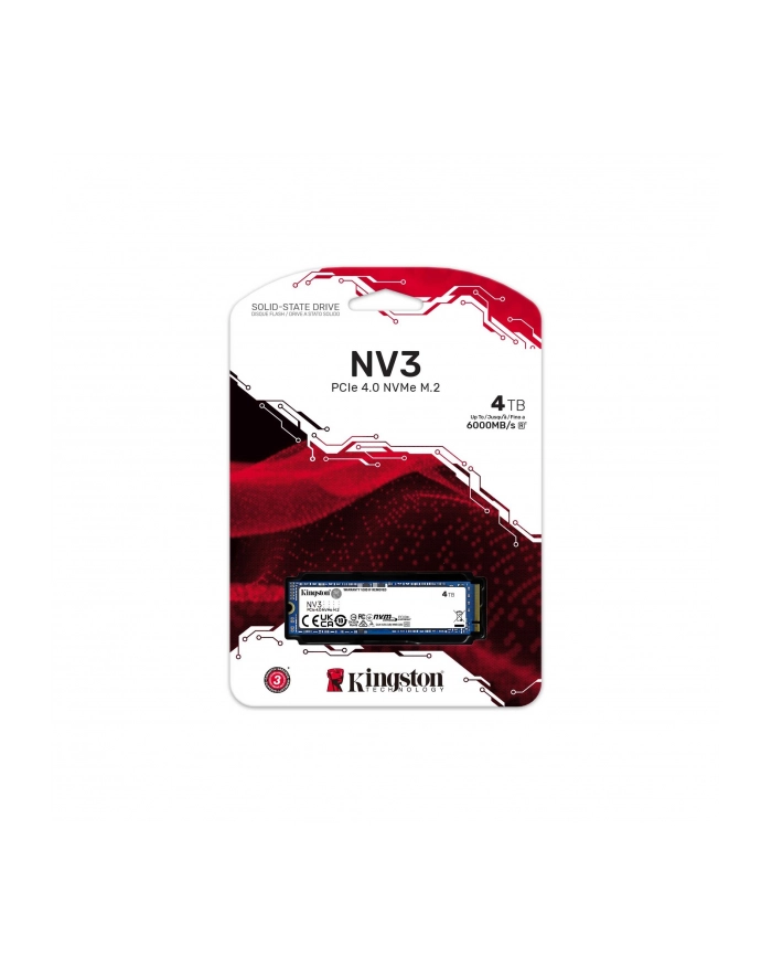 kingston Dysk SSD NV3 4TB M.2 2280 PCI-e 4.0 NVMe 6000/5000 główny