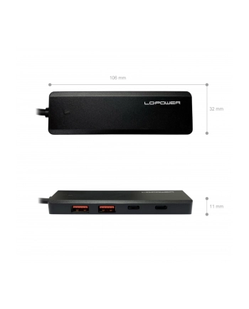 LC-Power LC-HUB-U3-4-c