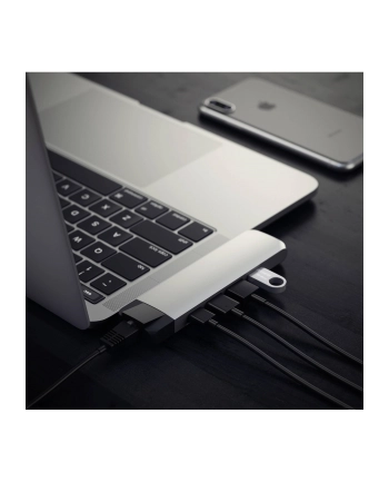 Satechi Type-C Pro Hub 4K HDMI with Ethernet silver