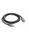 lanberg Kabel Displayport(M)-HDMI(M)1.8M 4K czarno-srebrny - nr 1