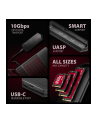 axagon EEM2-GAM Obudowa zewnętrzna aluminiowa USB-C 3.2 Gen 2 M.2 NVMe/SATA SSD Gaming - nr 30