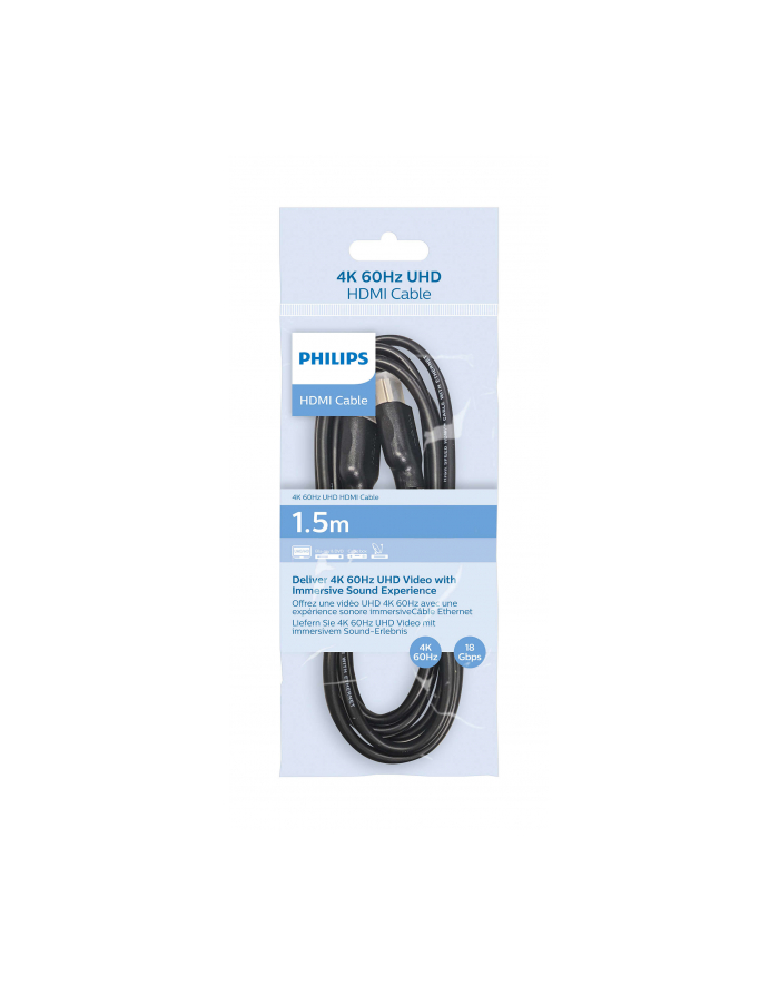 Philips HDMI 2.0 Cable male to male cable 1,5m główny