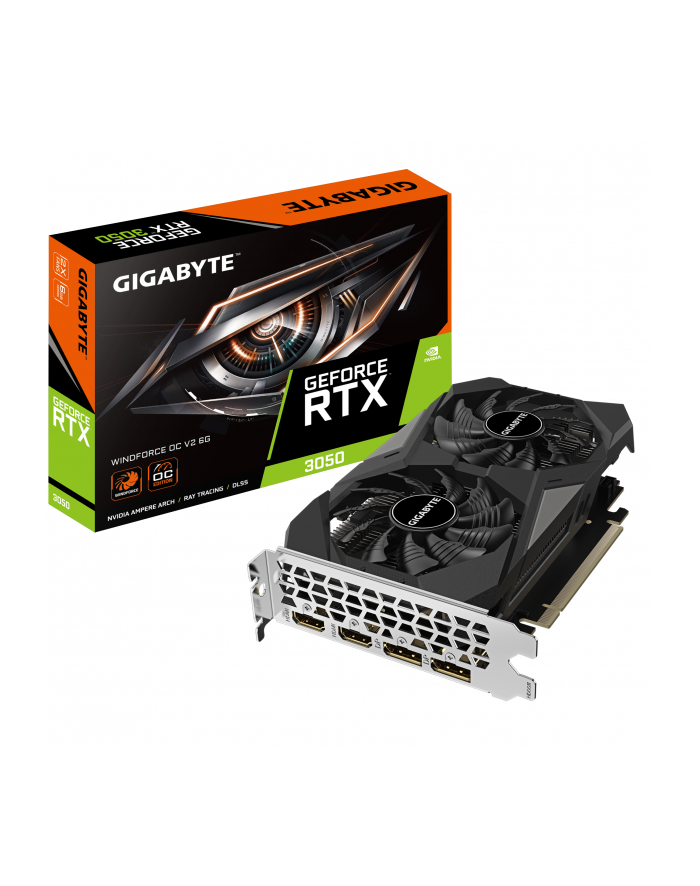 gigabyte Karta graficzna GeForce RTX 3050 WINDFORCE OC V2 6GB GDDR6 96bit 2DP/2HDMI główny