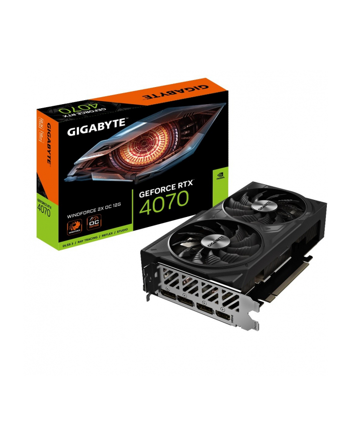 gigabyte Karta graficzna GeForce RTX 4070 WINDFORCE 2X OC 12GB GDDR6 192bit 3DP/HDMI główny