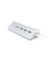 Satechi Aluminum USB 3.0 Hub 'amp; Card Reader silver - nr 6