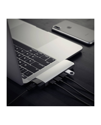 Satechi Type-C Pro Hub 4K HDMI with Ethernet silver nr 2