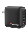 Verbatim Mini GaN Charger 165W 3xUSB-C 1xUSB-A US/EU/UK A.32216 - nr 6