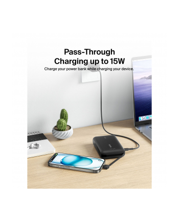 Belkin BOOST Charge Powerbk. 20W 10.000mAh USB-C schw. BPB021hqBK