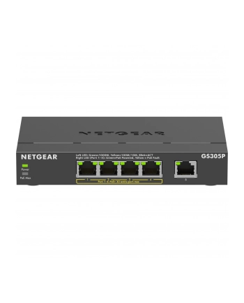 netgear Przełącznik niezarządzalny GS305P-300EUS PoE+ Gigabit 5-portowy SOHO z serii 300 nr 2