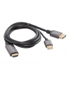lanberg Kabel HDMI(M)-Displayport(M) 1M 4K czarny - nr 1
