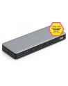 digitus Stacja dokująca USB Typ C 13-portów 3x HDMI 2x DisplayPort 4K/60Hz DC-Jack 150W - nr 11