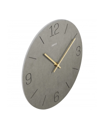 Hama Wanduhr Kreta Szary     30cm eingravierte Ziffern      185881 nr 2