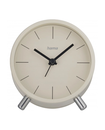 Hama Funkwecker Flores analog ohne Ticken, Szary/beige   222229 nr 1