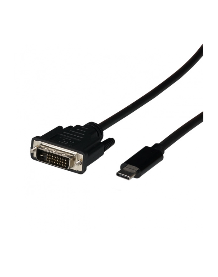 EFB-ELEKTRONIK  EBUSBC-DVIK.2 ADAPTER KABLA WIDEO 2 M USB TYPU C DVI-D CZARNY  () główny
