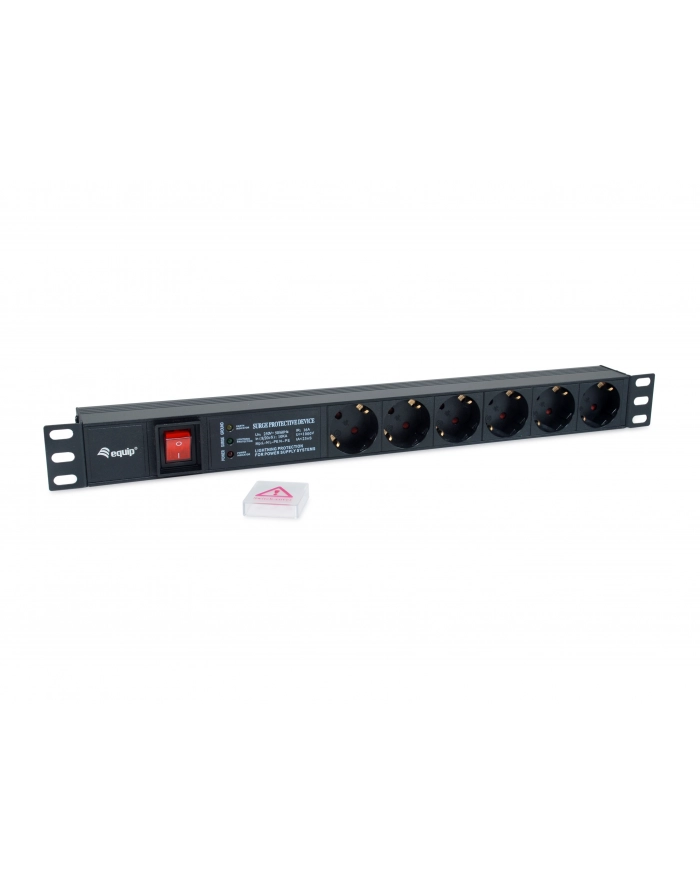 Equip Listwa zasilająca Steckdosenleiste 19'' (1HE) 6 gniazd (333317) główny