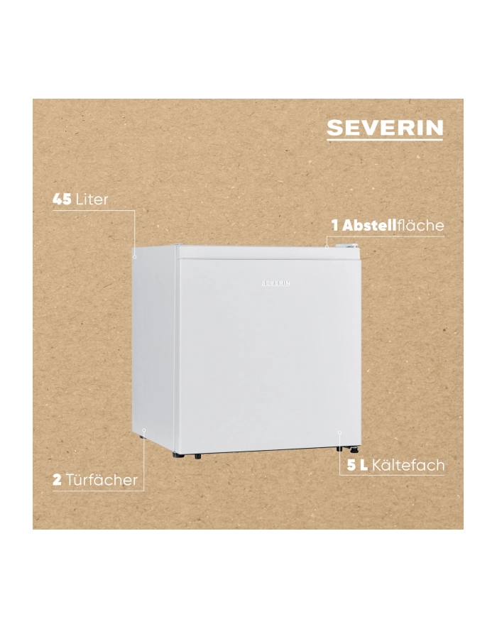 Severin KB 8877 Kühlbox mit Kältefach             biały główny