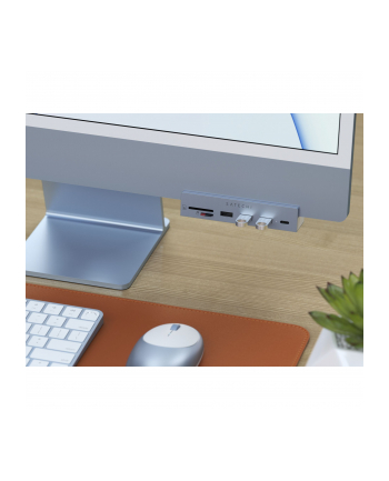 Satechi USB-C Clamp Hub for 24 iMac blue