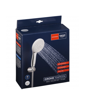 Grohe Tempesta 110 Wandhalterset 2 Strahlarten