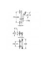 Grohe Grohtherm 800 Thermostat- Brausebatterie 1/2  mit Brause - nr 4