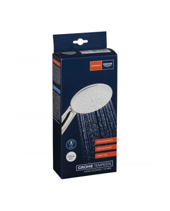 Grohe Tempesta 110 Handbrause 3 Strahlarten
