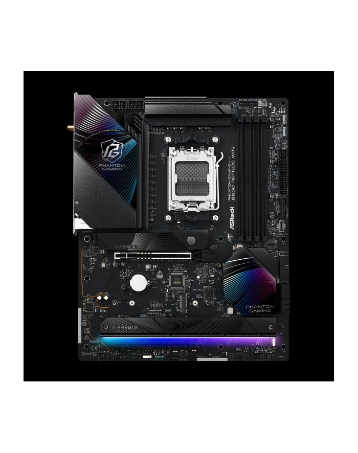 asrock Płyta główna B850 Phantom Gaming Riptide WiFi AM5 4DDR5 ATX główny