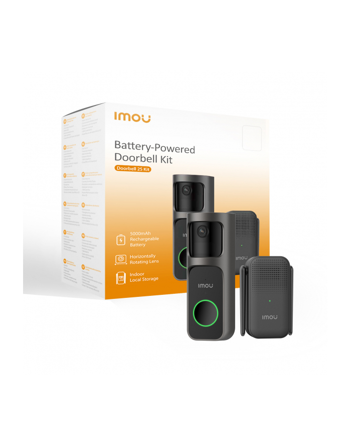 Dzwonek do drzwi Smart IMOU DoorBell 2S KIT główny