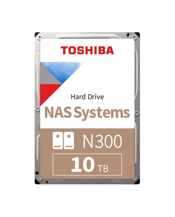 Dysk Toshiba N300 MN10ADA10TS 10TB 3,5'' 7200 512MB SATA III NAS BULK