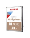 Dysk Toshiba N300 HDWG51EUZSVA 14TB 3,5'' 7200 512MB SATA III NAS BULK - nr 3
