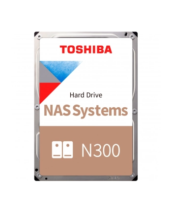 Dysk Toshiba N300 HDWG51GUZSVA 16TB 3,5'' 7200 512MB SATA III NAS BULK