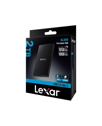 lexar Dysk SSD SL300 2TB USB 3.2 Gen2 1050/1000MB/s nr 1