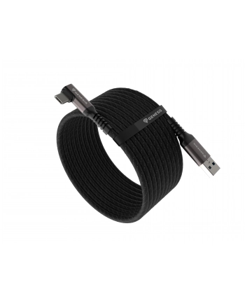 Kabel Genesis USB-C (M) -> USB-A (M) 3.1 Gen 1 5M 5GB/S PD 15W VR Czarny