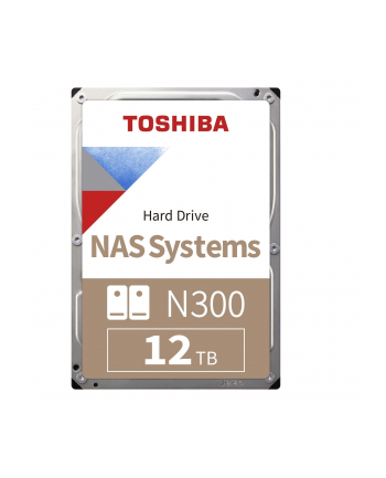 Dysk Toshiba N300 HDWG51CEZSTA 12TB 3,5'' 7200 512MB SATA III NAS RETAIL