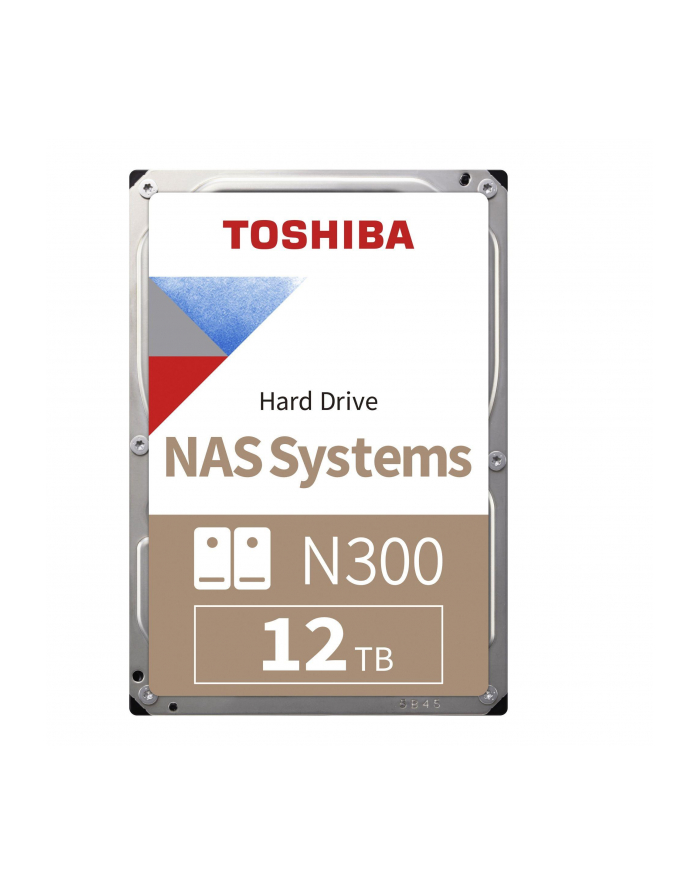 Dysk Toshiba N300 HDWG51CEZSTA 12TB 3,5'' 7200 512MB SATA III NAS RETAIL główny