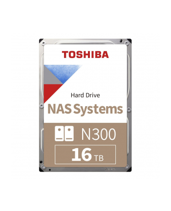 Dysk Toshiba N300 HDWG51GUZSVA 16TB 3,5'' 7200 512MB SATA III NAS BULK