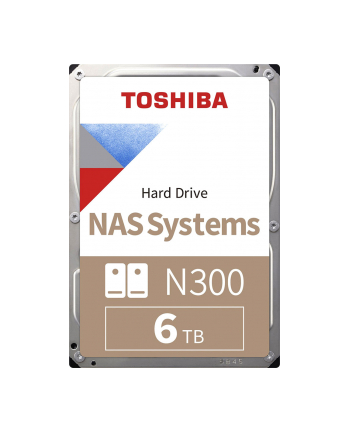 Dysk Toshiba N300 MN10ADA600S 6TB 3,5'' 7200 512MB SATA III NAS BULK
