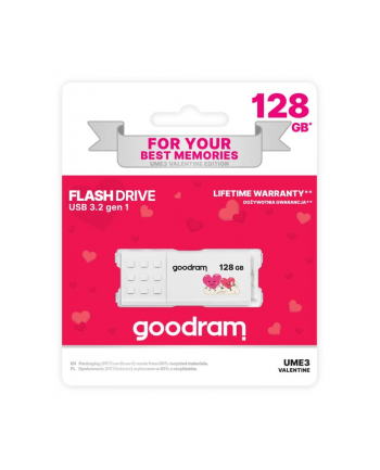 Pendrive GOODRAM VALENTINE UME3 128GB USB 3.2 Gen 1