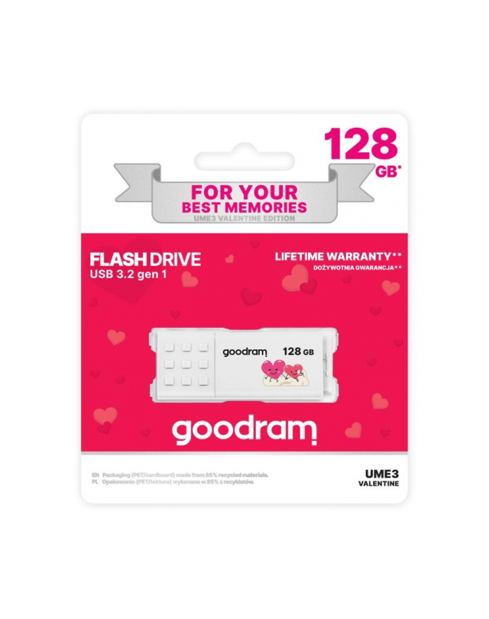 Pendrive GOODRAM VALENTINE UME3 128GB USB 3.2 Gen 1 główny