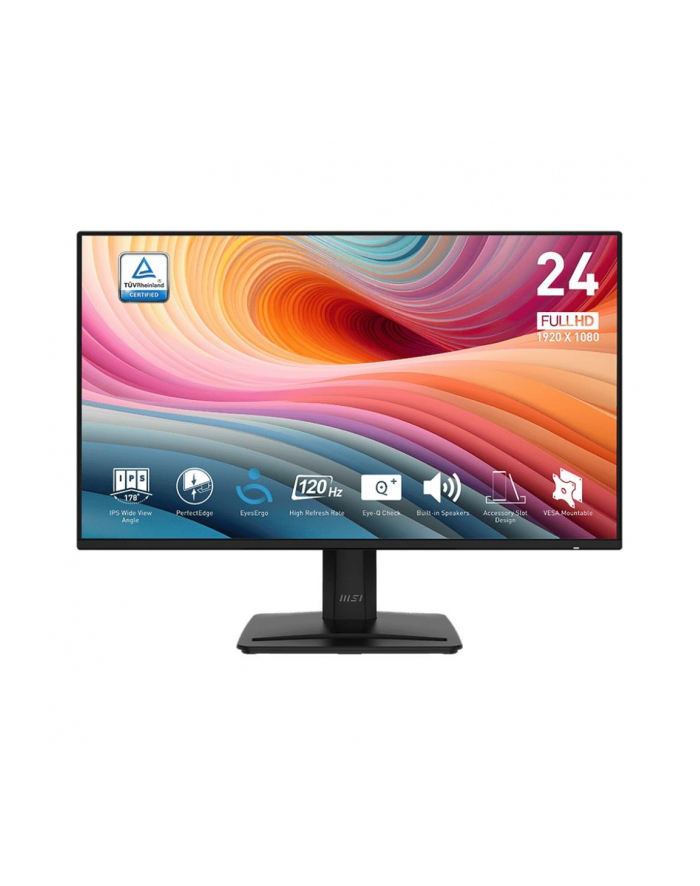 Monitor MSI 23,8'' PRO MP242A E2 HDMI DP VGA głośniki 2x2W główny