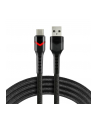 Kabel USB -> USB-C everActive CBB-1CBR 1m 3A RGB LED czarny - nr 1