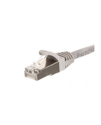 Patchcord RJ45, kat. 6 FTP F/UTP, 10m, Netrack, szary