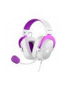 Słuchawki gamingowe Havit H2002d biały/fioletowy - nr 1