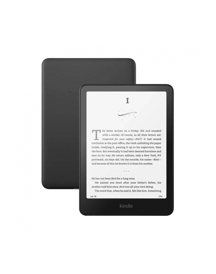 Ebook New Kindle PaperBIAŁY (12th Generation) - 2024 release 7” glare-free 16GB Wi-Fi (Ad-supported) Black główny